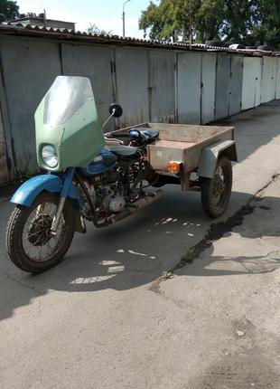 Продам триколісний мотоцикл з кузовом Урал МГ-350 сидячіх місця 2