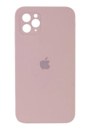 Чехол Silicone Case Square iPhone 11 Pro Pink Sand (15)