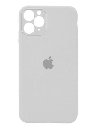 Чехол Silicone Case Square iPhone 11 Pro Max White (8)