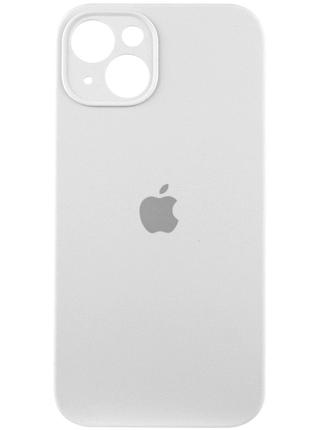 Чехол Silicone Case Square iPhone 14 White (8)