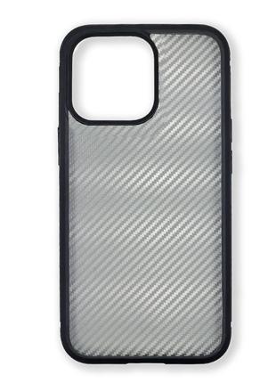 Чехол Spigen Ultra Hybrid Matte CF iPhone 13PROMAX Карбон