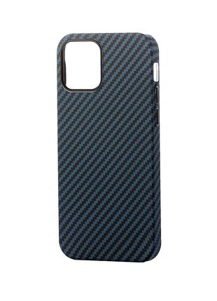 Чехол Luxo Free Air CarBon with MagSafe iPhone12/12PRO Blue