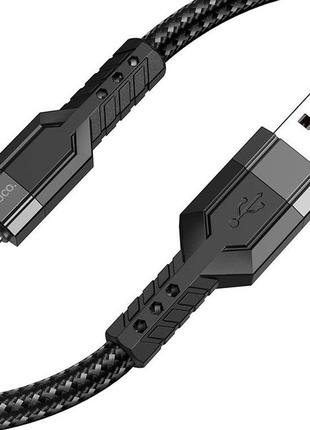 Кабель Hoco U110 Type-C charging data cable Black