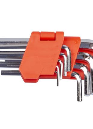 Набір ключів шестигранних L-образних 9 шт., 1.5-10 мм,  Lavita
