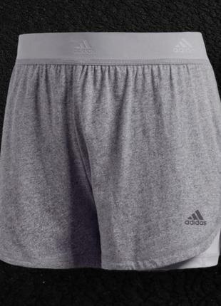 Спортивные шорты для бега спорта адидас adidas с подкладкой 2 ...