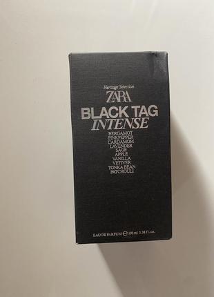 Парфуми zara black tag intense 100 ml