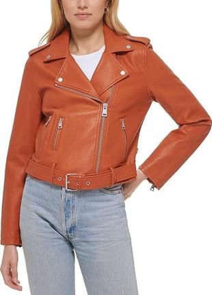 Levis женская куртка - косуха (левис faux- leather jacket) c а...