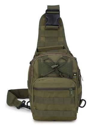 Тактический рюкзак Eagle M02G Oxford 600D 6 литр через плечо A...