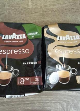 кава Lavazza espresso та intenso 36 чалд