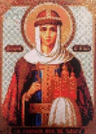 Набор Алмазная мозаика вышивка Икона святой княгини Ольги на п...