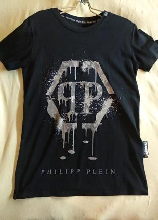 Стильна новая футболка philipp plein
