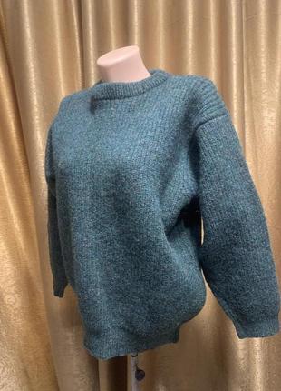 Мягкий шерстяной тёплый вязаный свитер Toni Barino размер m