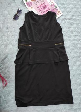 Платье черное / батал / большого размера