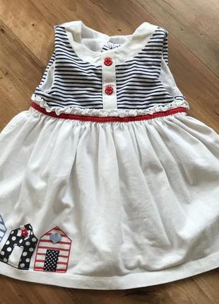 Платье на новорождённую девочку 2-4 месяца