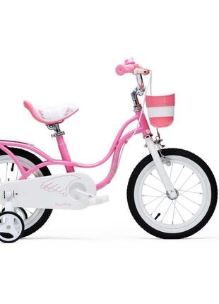 Велосипед Royalbaby Little swan 18" ST, рожевий велосипед Roya...