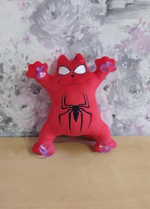 Іграшка кіт саймона з вишивкою супергероя людина-павук подарун...