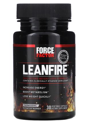 Force Factor LeanFire формула для быстрого снижения веса 30 капс