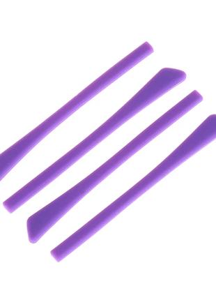 Силиконовые насадки на дужки очков ( фиолетовые )