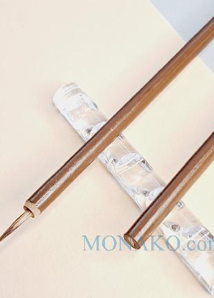 Кисть - лайнер бамбуковая для дизайна и росписи ногтей