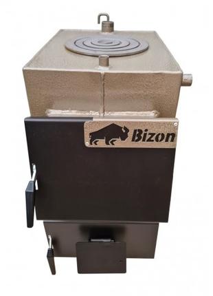 Твердотопливный котел Bizon М-100П (10 кВт с плитой)