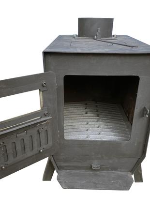 Бужуйка - печь на дровах сталь 3 мм с варочной поверхностью
