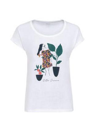 Стильная яркая женская футболка бренда esmara германия