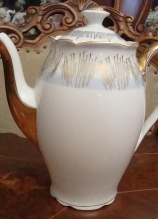 Антикварный чайник фарфор чехословакия