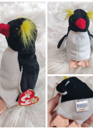 Раритет 2000 года от фирмы ty пингвин мягкая игрушка с Европы