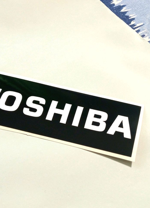 Наклейки на бытовую технику телевизор холодильник Тошиба toshiba