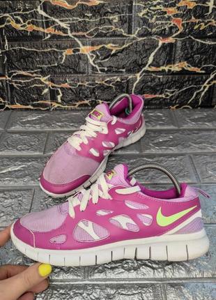 Nike free hotsell run 2 neon