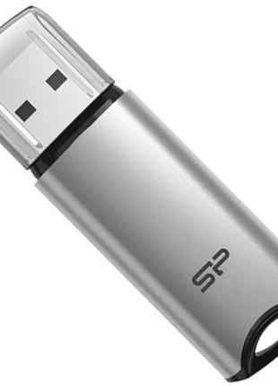 USB флеш накопитель Silicon Power 64 GB Silicon M02 Aluminum S...