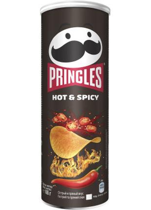Чипсы Pringles Hot&Spicy; Острые 165 г (5053990101542)