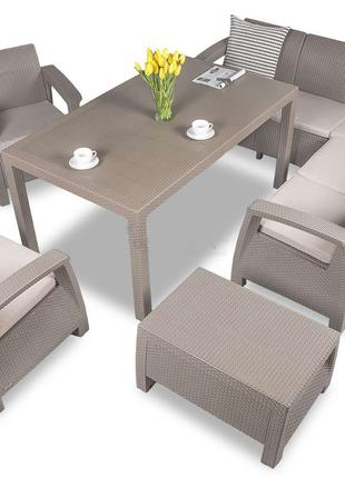Комплект садовой мебели Keter Corfu Dining Duo 7 Set
