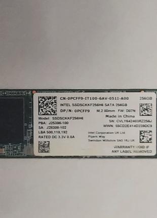 Накопитель SSD M.2 SSDSCKKF256H6