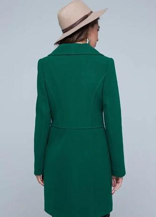 Зелене пальто, кашемірове пальто