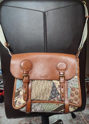 Винтажная сумка через плечо ralph lauren country в стиле пэчворк