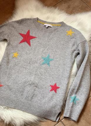 Кашемировый свитер со звездами 100% кашемир от next
