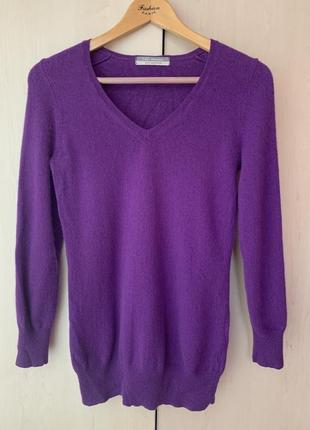 Кашеміровий светр у фіолетовому кольорі від m&s