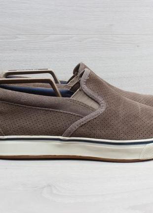 Мужские замшевые слипоны / кеды sperry top-sider, размер 42.5