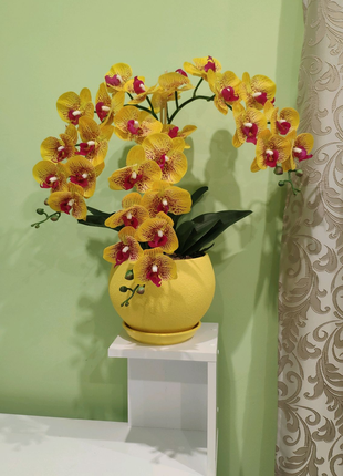 Латексна Орхідея Преміум на 3 гілочки