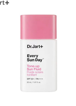 Dr.jart+ every sun day tone-up sun fluid spf 50+/pa ++++ тонир...