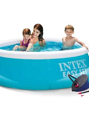 Надувний басейн Intex 28101 - 2, 183 х 51 см (тент, підстилка,...