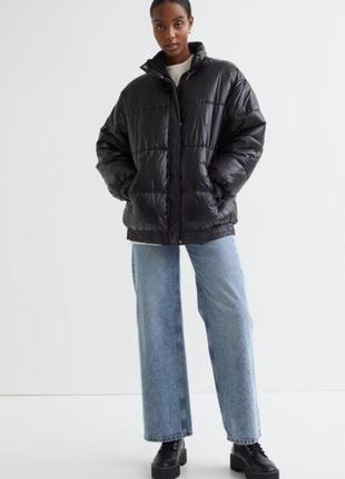 Стеганая куртка h&m стильная зимняякуртка паффер.