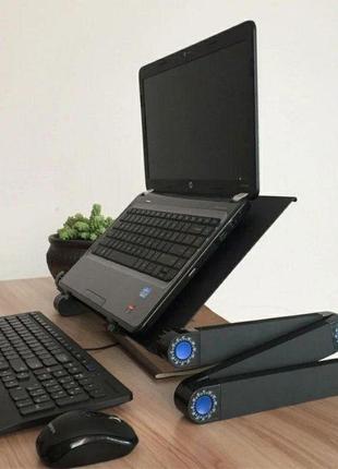 Столик трансформер для ноутбука Laptop Table T6 подставка для ...