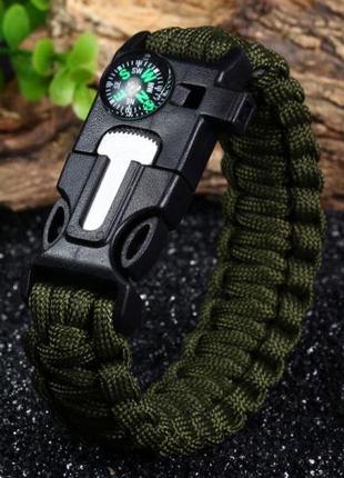 Браслет для выживания Paracord | Плетеный браслет из паракорда...