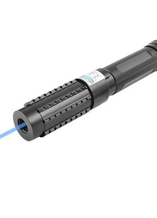 Мощнейшая лазерная указка / пушка / Фонарь лазер синий YX-B015...