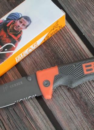 Туристичний Складний ніж з серрейтором Gerber Bear Grylls (1033)