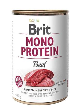 Консерва Brit (Брит) Mono Protein Beef - Консервы для собак с ...