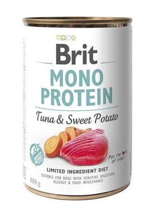 Консерва Brit (Брит) Mono Protein Tuna/Sweet Potato для собак ...