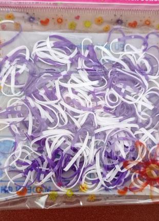 Пакет гумок для плетення браслетів фіолет